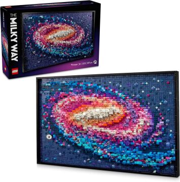 LEGO Art Samanyolu Galaksisi 31212 - Yetişkinler için Koleksiyonluk Yaratıcı Tablo Modeli Yapım Seti (3091 Parça)
