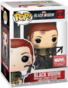 POP! Marvel Collector Corps Exclusive Black Widow #619 w/ Protective Case