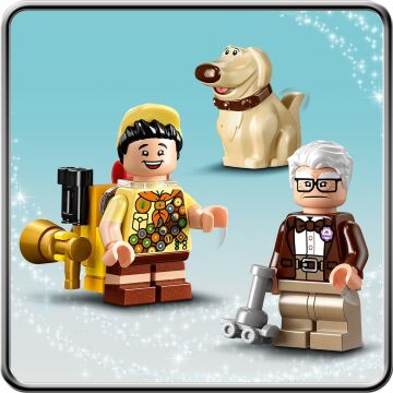 LEGO® | Disney Pixar “Yukarı Bak” Evi 43217-9 Yaş ve Üzeri Sinemaseverler için İnşa Edilebilir ve Sergilenebilir Yaratıcı Oyuncak Yapım Seti (598 Parça)