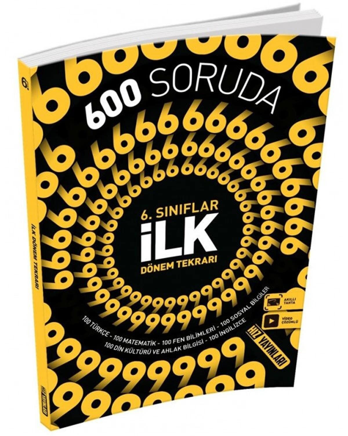 HIZ 6. SINIF 600 SORUDA İLK DÖNEM TEKRARI
