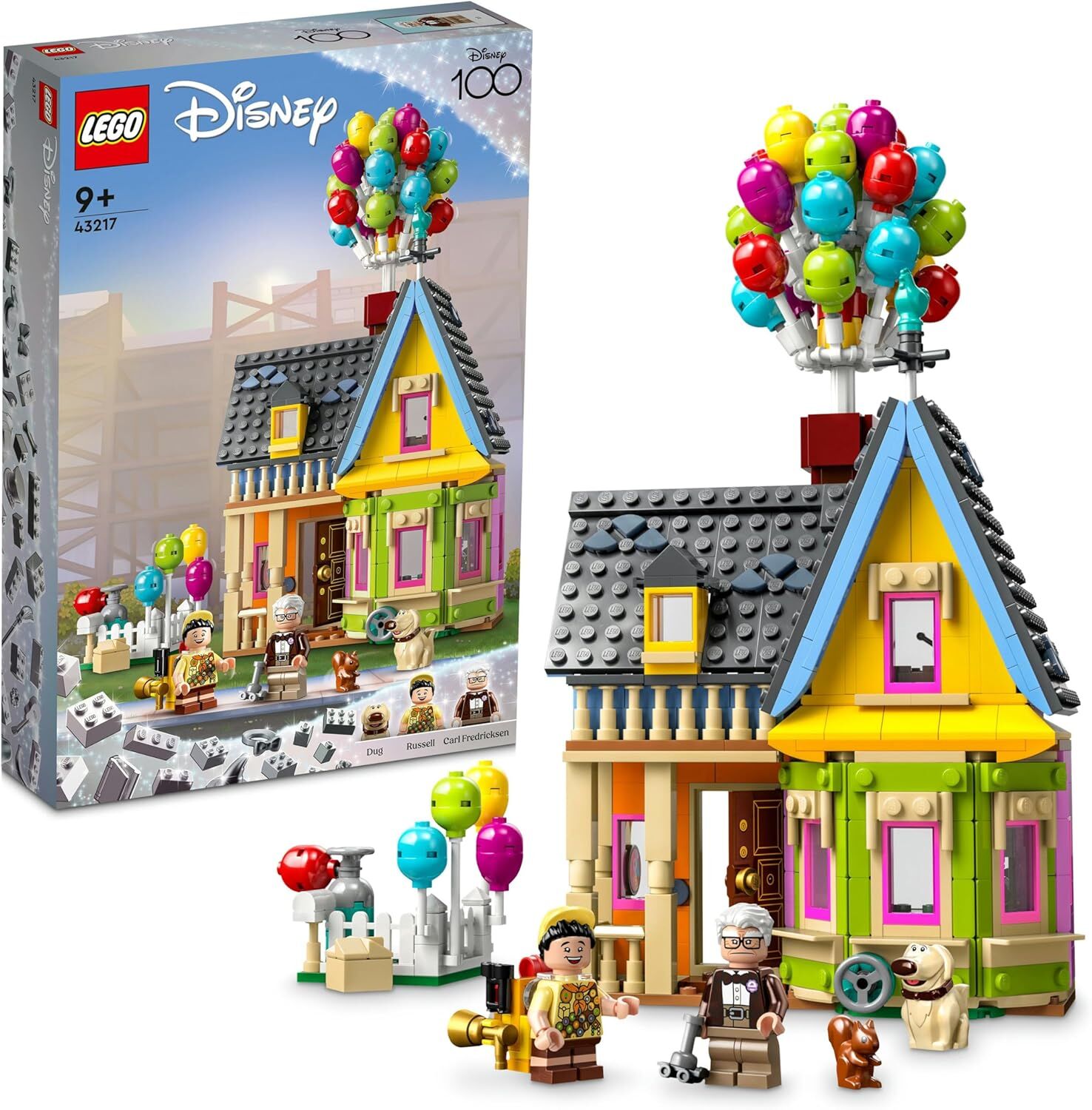 LEGO® | Disney Pixar “Yukarı Bak” Evi 43217-9 Yaş ve Üzeri Sinemaseverler için İnşa Edilebilir ve Sergilenebilir Yaratıcı Oyuncak Yapım Seti (598 Parça)