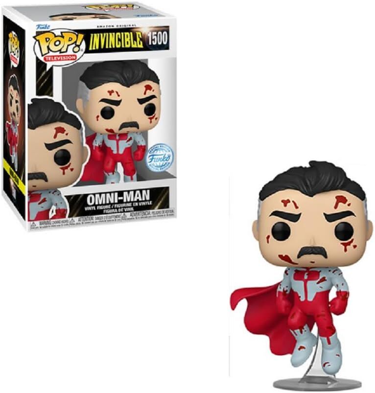 Funko Invincible Bloody Omni-Man Özel Pop Vinil Figür 1500 Pop Koruyucu ile Birlikte Gelmiştir, Standart