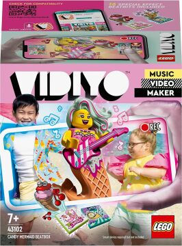 LEGO VIDIYO Candy Mermaid BeatBox 43102 - Müzik Seven Çocuklar İçin Yaratıcılığı Teşvik Eden Oyuncak Yapım Seti (71 Parça)