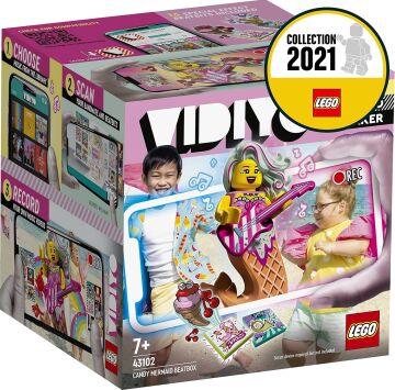 LEGO VIDIYO Candy Mermaid BeatBox 43102 - Müzik Seven Çocuklar İçin Yaratıcılığı Teşvik Eden Oyuncak Yapım Seti (71 Parça)