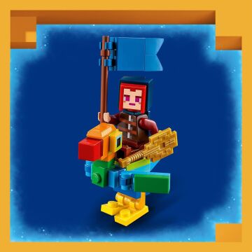 LEGO Minecraft Legends Yiyici Karşılaşması 21257-8 Yaş ve Üzeri Macera Oyunları Seven Çocuklar İçin Yaratıcı Oyuncak Yapım Seti (420 Parça)