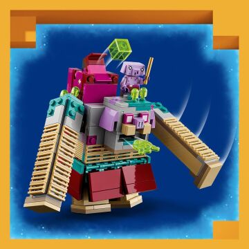 LEGO Minecraft Legends Yiyici Karşılaşması 21257-8 Yaş ve Üzeri Macera Oyunları Seven Çocuklar İçin Yaratıcı Oyuncak Yapım Seti (420 Parça)