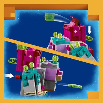 LEGO Minecraft Legends Yiyici Karşılaşması 21257-8 Yaş ve Üzeri Macera Oyunları Seven Çocuklar İçin Yaratıcı Oyuncak Yapım Seti (420 Parça)