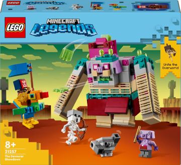 LEGO Minecraft Legends Yiyici Karşılaşması 21257-8 Yaş ve Üzeri Macera Oyunları Seven Çocuklar İçin Yaratıcı Oyuncak Yapım Seti (420 Parça)
