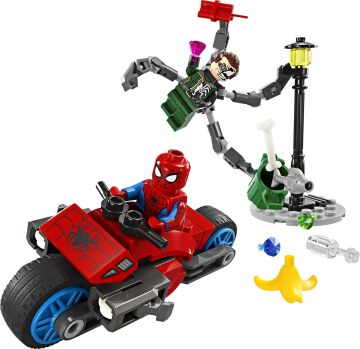 LEGO Marvel Motosiklet Takibi: Örümcek Adam Doktor Oktopus’a Karşı 76275-6 Yaş ve Üzeri Süper Kahraman Seven Çocuklar için Yaratıcı Oyuncak Yapım Seti (77 Parça)