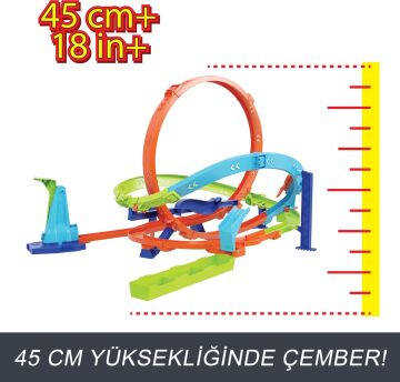 Hot Wheels Bumerang Çemberli Yarış Pisti