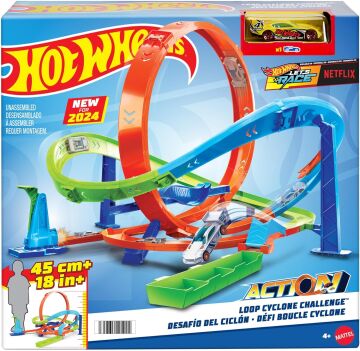 Hot Wheels Bumerang Çemberli Yarış Pisti