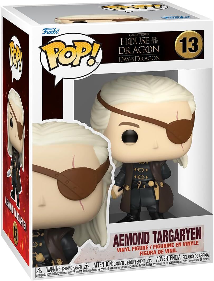 Funko Pop! TV: House of The Dragon - Aemond Targaryen - 1/6 Quote Nadir Chase Variantease için - Vinil Koleksiyon Figürü - Hediye Fikri - Resmi Ticari Ürünler - TV Fanları - Koleksiyoncular için Model
