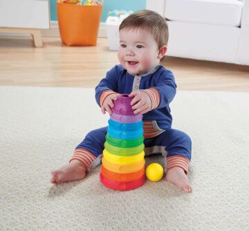 Mattel K7166 – 0 – Fisher-Price Spielkugel piramit