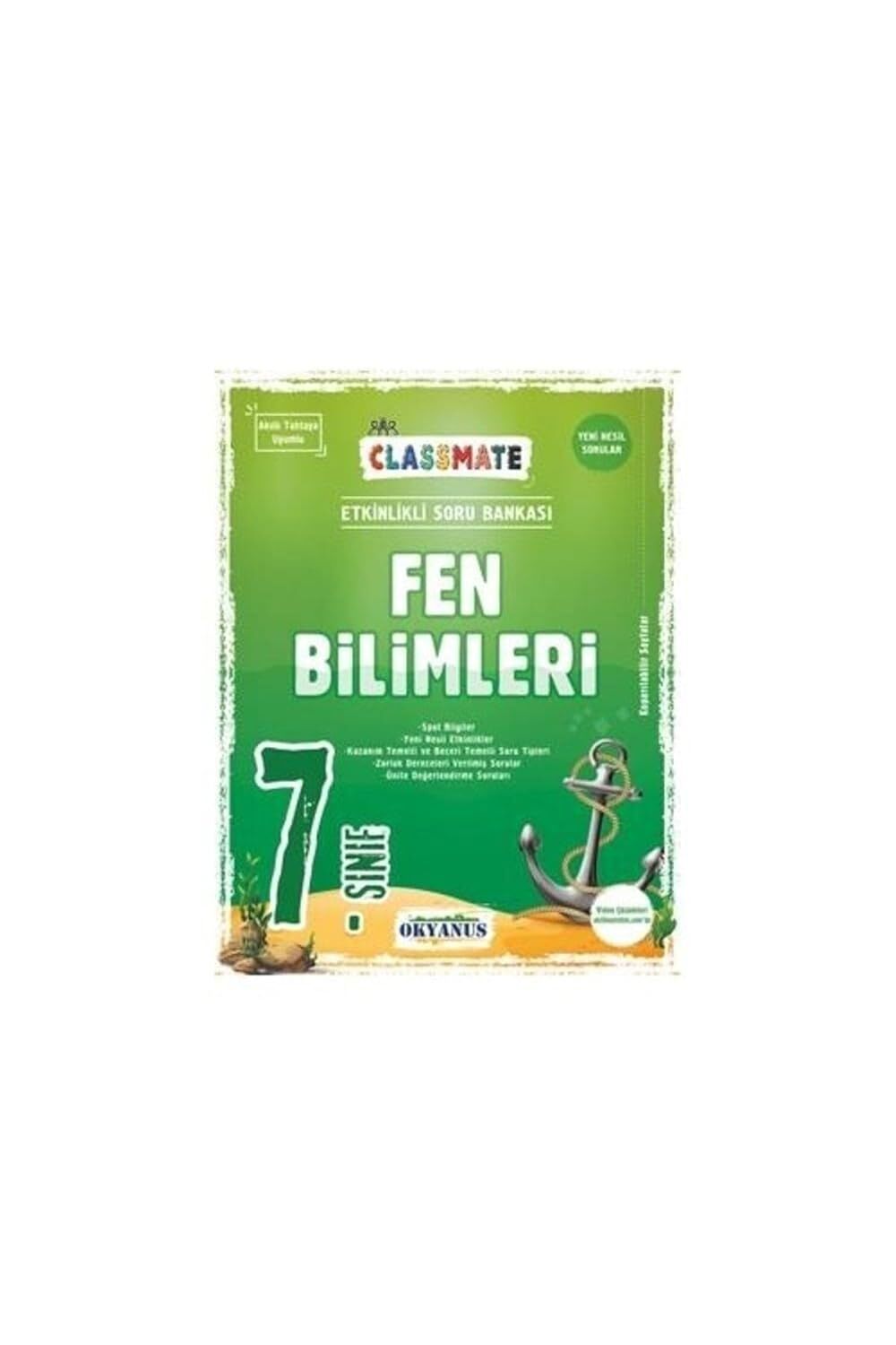 Okyanus 7.Sınıf Classmate Fen Bilimeleri Soru Bankası