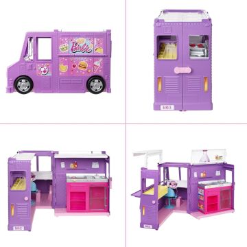 Barbie'nin Yemek Arabası Oyun Seti, 3 yaş ve üzeri, GMW07