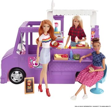 Barbie'nin Yemek Arabası Oyun Seti, 3 yaş ve üzeri, GMW07