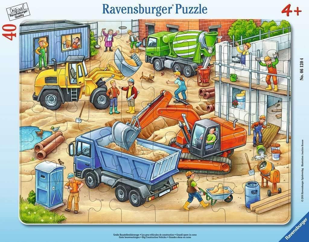 Ravensburger 06120 - Büyük şantiye araçları