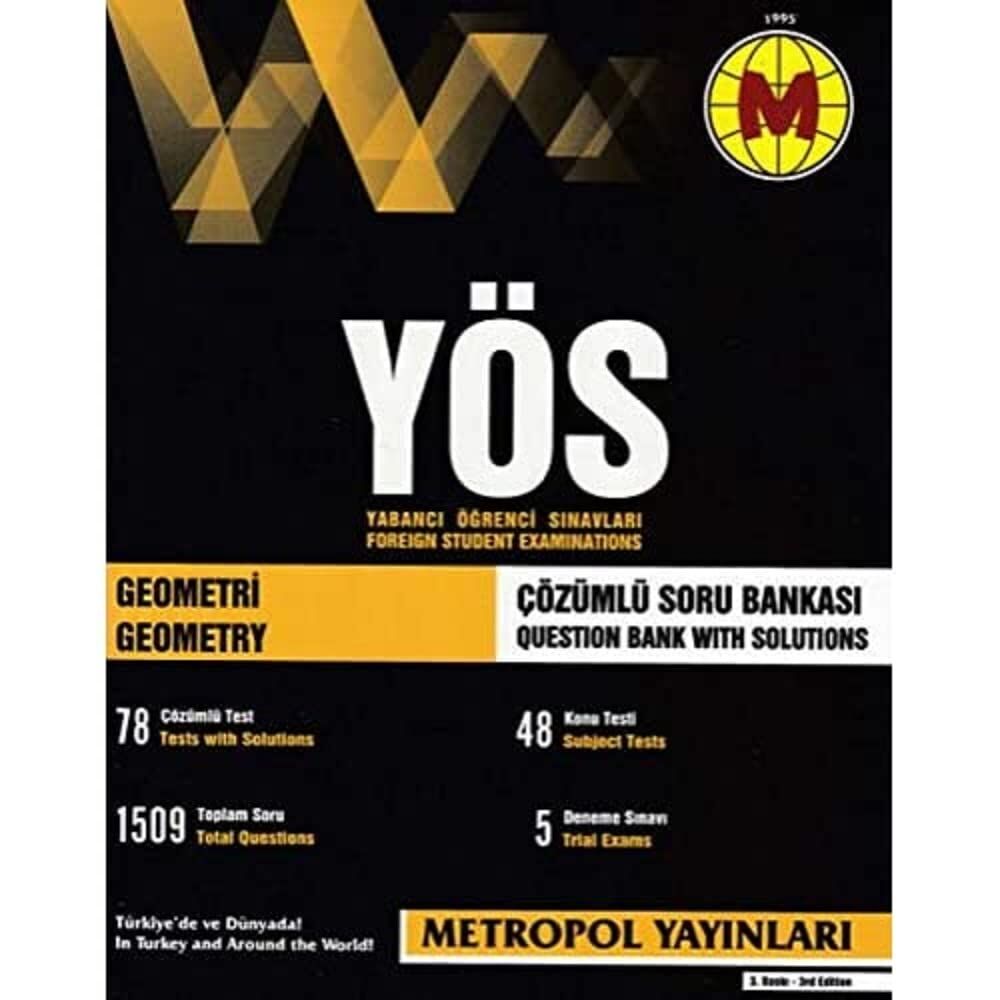Metropol YÖS Geometri Çözümlü Soru Bankası Yeni