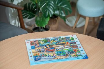Ravensburger 51427 Ravensburger 24p Çer Puz Şantiyede, Çok Renkli