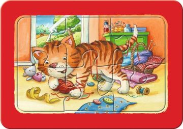 Ravensburger Çer Puzzle, Animal Friends, 3X6 Parça