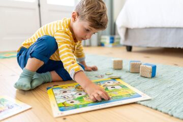 Ravensburger Çer Puzzle, Animal Friends, 3X6 Parça