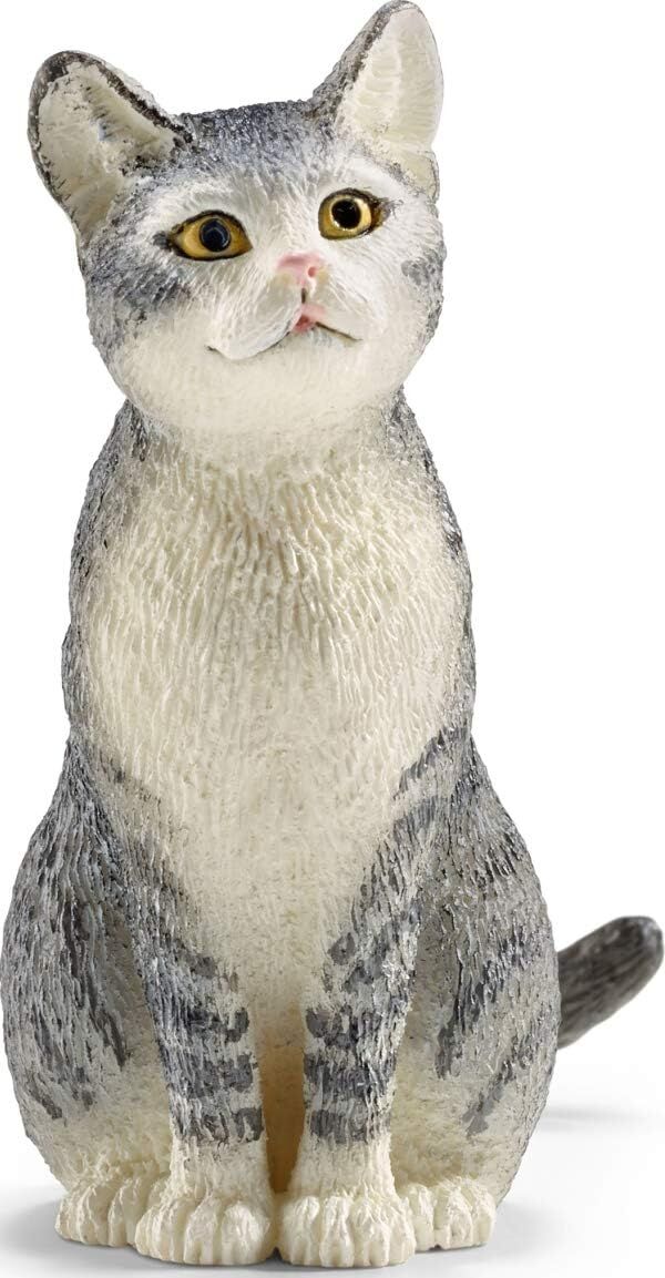 FFA Schleich Oturan Kedi Figür 4 Cm