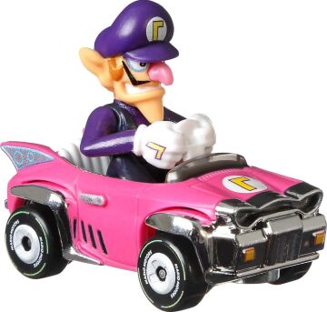 Hot Wheels Mario Kart Aracı 4'lü Paket, 4'lü Fan-Favorit Karakteri Seti, 1 Özel Model İçerir, 3 Yaş ve Üzeri Çocuklar ve Hayranlar için Koleksiyon Hediyesi