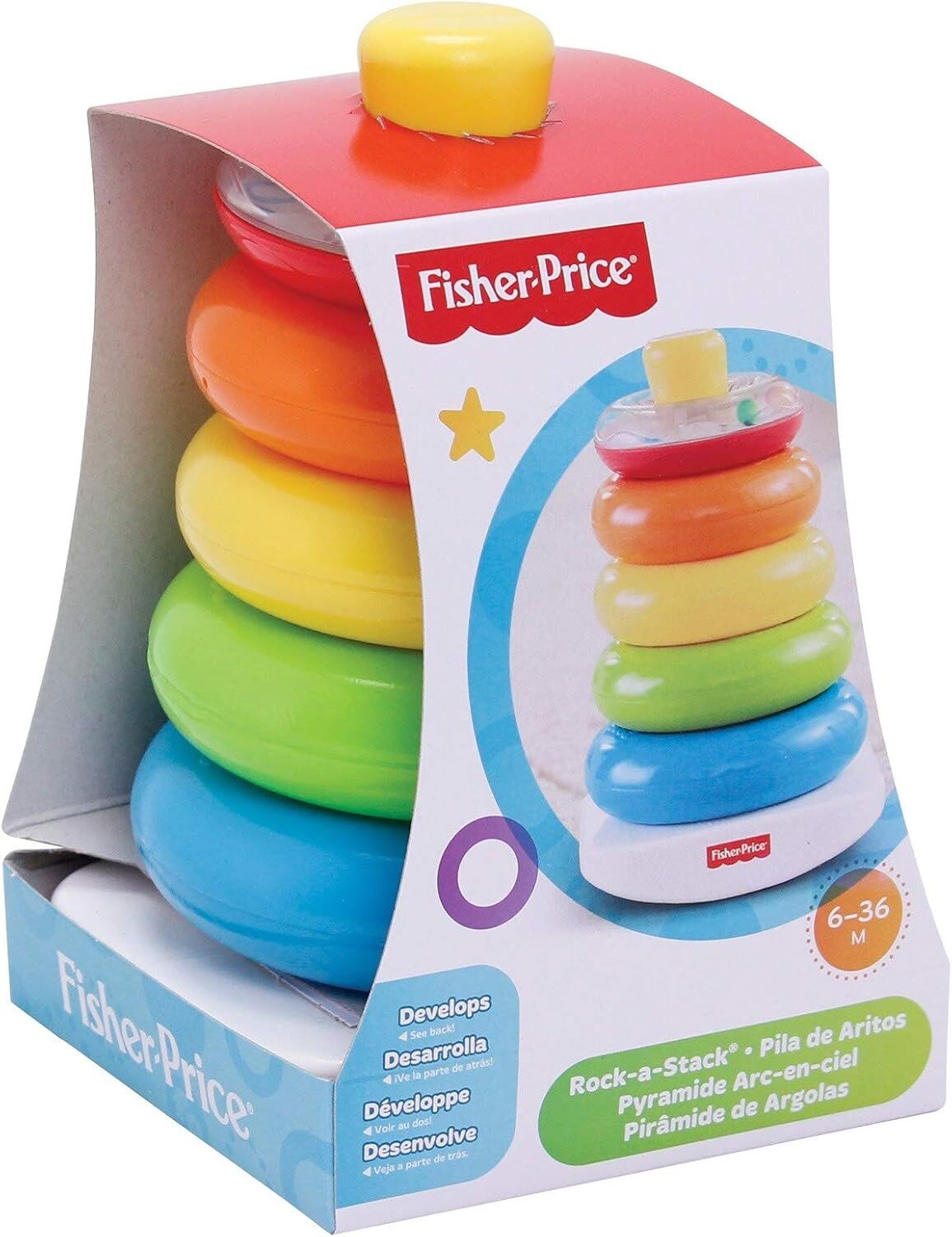 Fisher Price - Renkli Halkalar (Mattel FHC92)