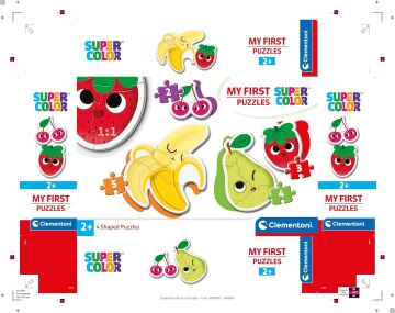 Clementoni - My First Puzzles - Fruits