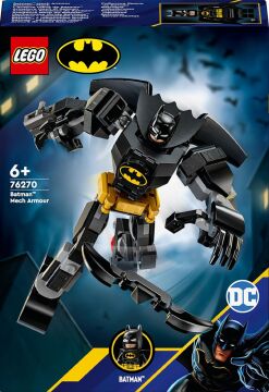 LEGO DC Batman: Batman Robot Zırhı 76270 – 6 Yaş ve Üzeri Süper Kahraman Sevenler İçin Batman Minifigürü İçeren Aksiyon Figürü Yapım Seti (140 Parça)