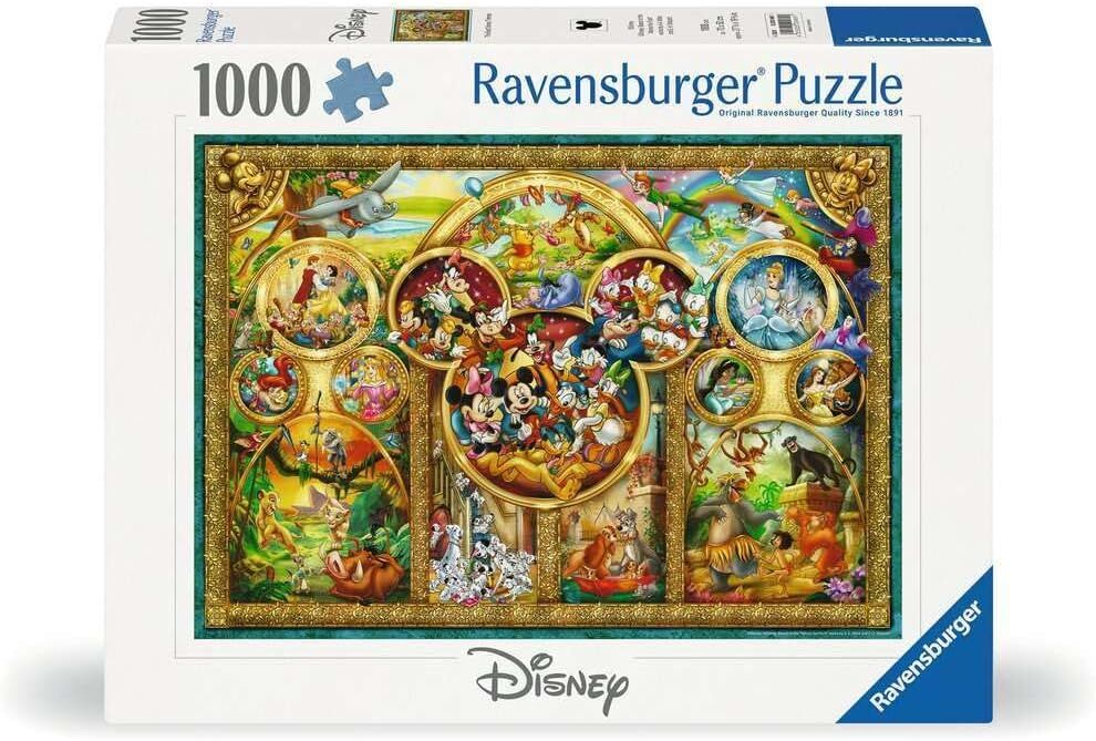 Ravensburger 1000p Puzzle En Güzel Disney Teması, Yapboz