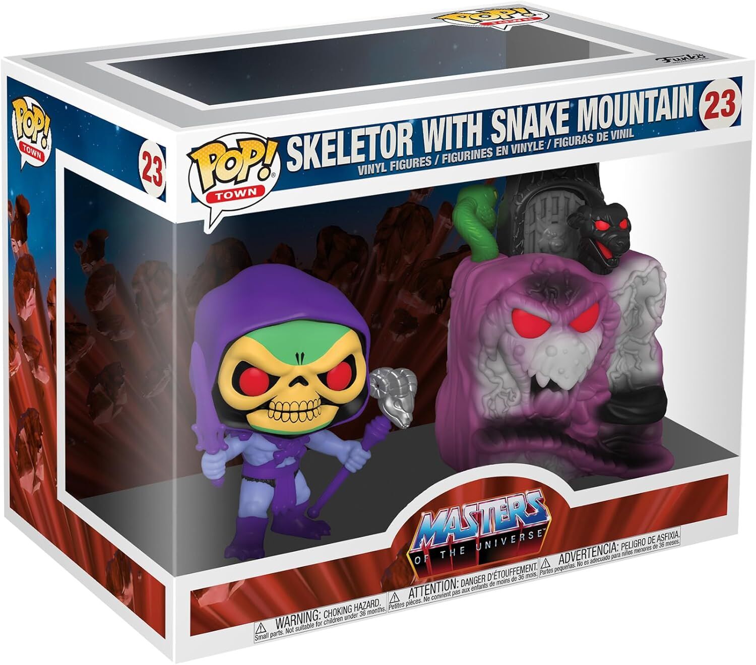 Funko 51469 POP Kasaba: Evren Yılan Dağı w/Skeletor ustaları
