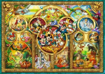 Ravensburger 1000p Puzzle En Güzel Disney Teması, Yapboz
