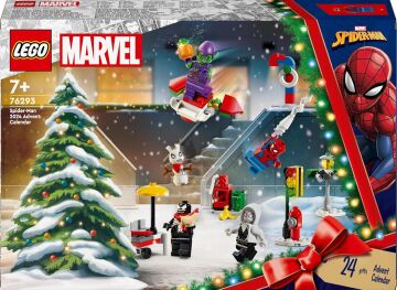 LEGO Marvel Örümcek Adam 2024 Yılbaşı Takvimi 76293, 7 Yaş ve Üzeri Çocuklar için 24 Ayrı Sürpriz İçeren Yaratıcı Oyuncak Yapım Seti (246 Parça)