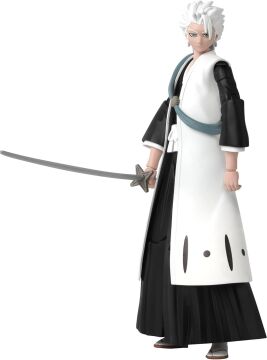 BANDAI 16 cm Toshiro Hitsugaya Poz Verilebilir Figür, Anime Heroes Bleach Serisi