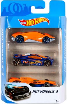 Hot Wheels Üçlü Araba Seti, 3 yaş ve üzeri, K5904