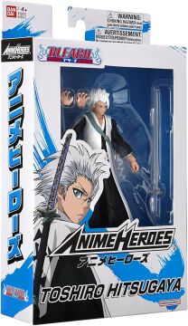BANDAI 16 cm Toshiro Hitsugaya Poz Verilebilir Figür, Anime Heroes Bleach Serisi