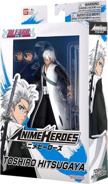BANDAI 16 cm Toshiro Hitsugaya Poz Verilebilir Figür, Anime Heroes Bleach Serisi