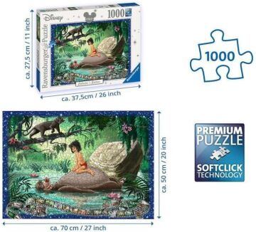 Ravensburger Puzzle, Wd Jungle Book, 1000 Parça