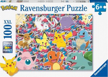 Ravensburger Çocuk Yapbozu 13338 - Savaşmaya Hazır! - 100 Parça XXL Pokemon Puzzle, 6 Yaşından Büyük Çocuklar için, Pokemon Hediyeleri