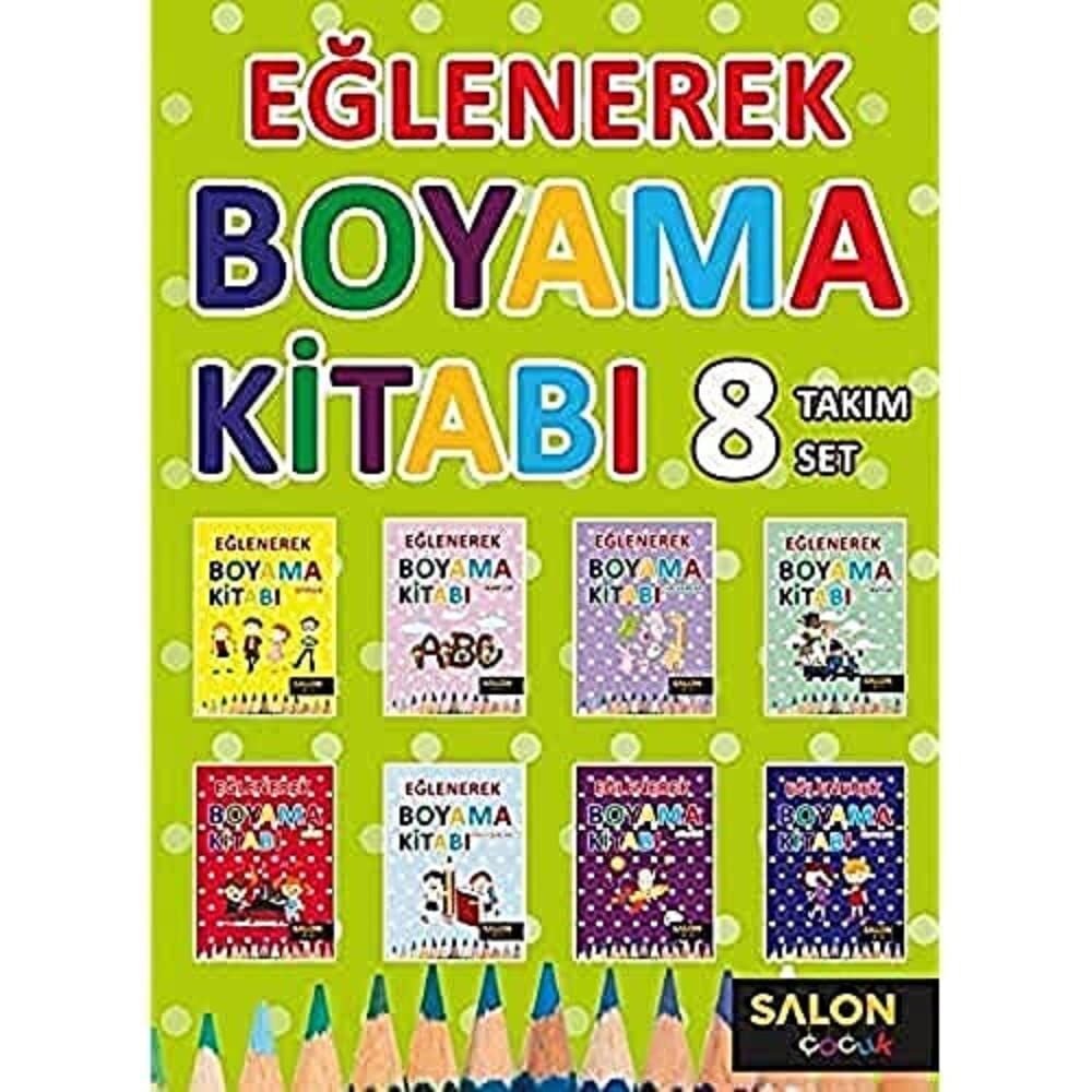 Eğlenerek Boyama 8 Takım Set (2. seri)