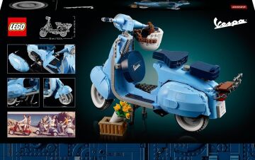 LEGO® ICONS Vespa 125 10298 - Yetişkinler için Klasik bir İtalyan Simgesinin Detaylı ve Sergilenebilir Model Yapım Seti (1106 Parça)