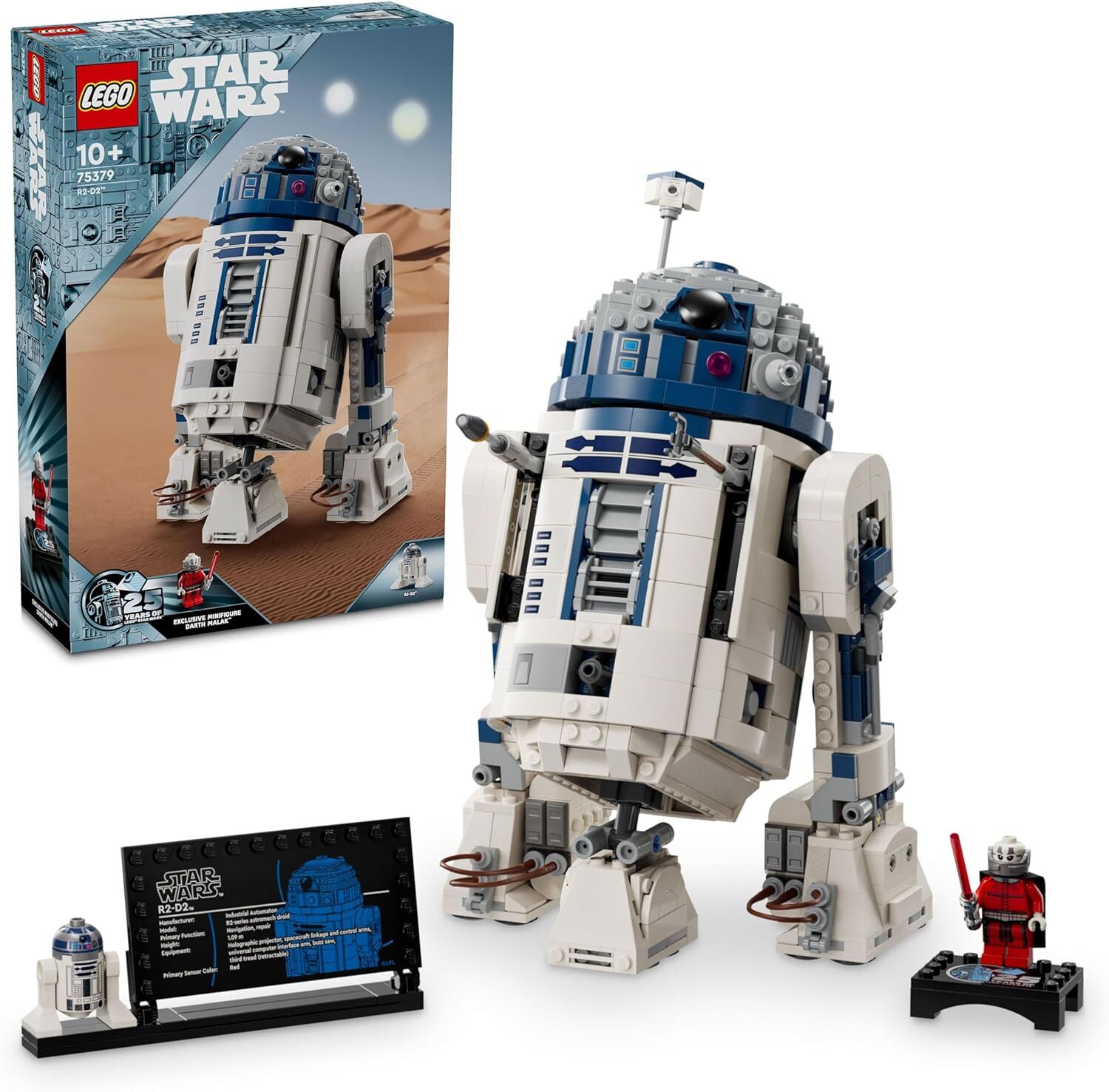 LEGO® Star Wars™ R2-D2™ 75379-10 Yaş ve Üzeri Star Wars Sevenler için Yaratıcı Oyuncak Yapım Seti (1050 Parça)