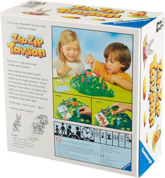 Ravensburger (221462) Zıp Zıp Tavşan Masaüstü Oyun
