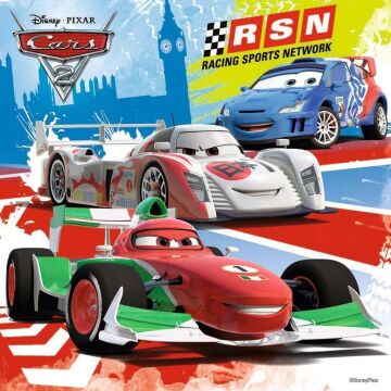 Ravensburger (92819) 3 X 49 Parça Puzzle Wd, Cars2 Yarış