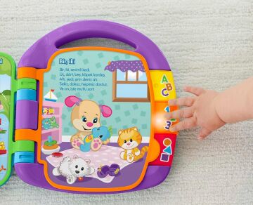 Fisher-Price Eğlen&Öğren Eğitici Hikaye Kitabı (Türkçe), 6 - 36 aylık, FRC73