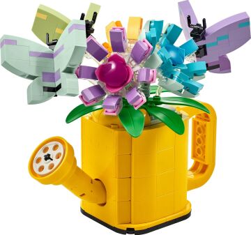 LEGO Creator Sulama Kabında Çiçekler 31149-8 Yaş ve Üzeri Çocuklar için Çizme ve Kuş Modeli Seçenekleri İçeren 3’ü 1 Arada Yaratıcı Oyuncak Yapım Seti (420 Parça)