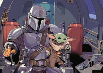 Ravensburger 1000p Puzzle SW Mandalorian, Yapboz