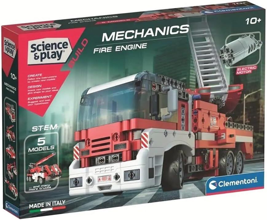 Clementoni Science & Play Yapı Mekaniği - 11 ila 12 Yaş Arası İtfaiye Binası ve İnşaatı