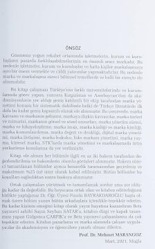 Marka Yönetimi - Kavramlar Ve Uygulamalar